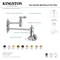 Kingston Brass KS310BALAC Heirloom Wall Mount Pot Filler Kitchen Faucet, Copper KS310BALAC - alternate 5